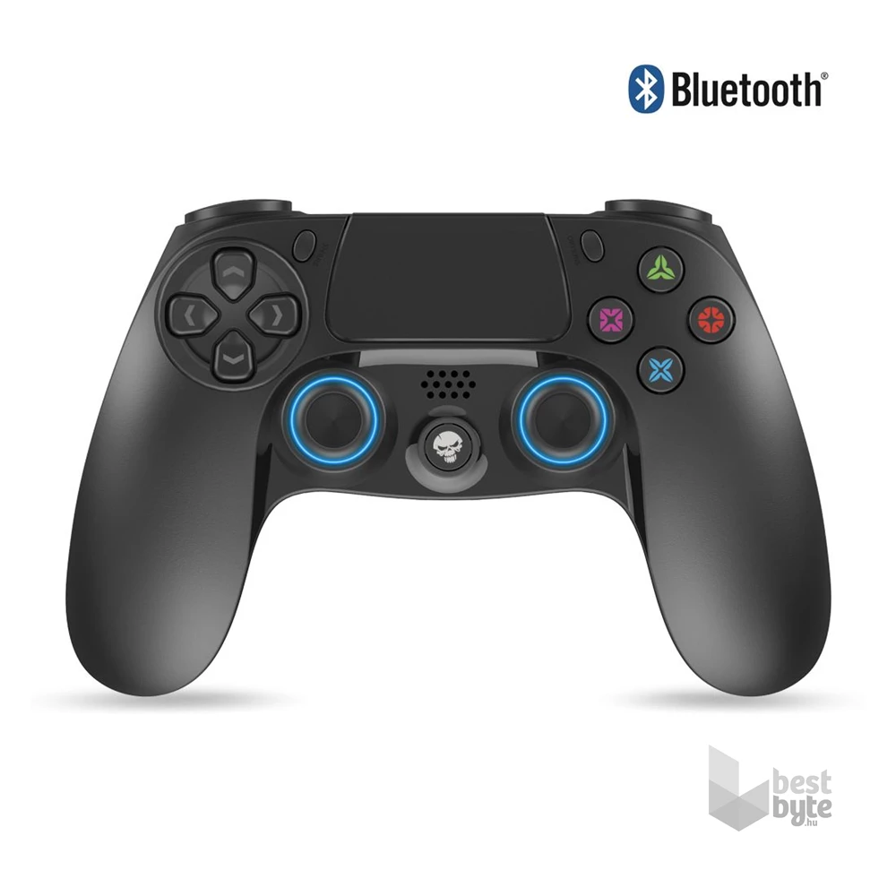 Spirit of Gamer SOG-BTGP41 XGP PS4/PS3 Bluetooth vezeték nélküli fekete-kék kontroller