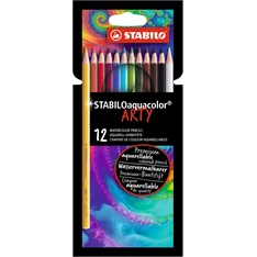 Stabilo ARTY Aquacolor 12db-os színesceruza készlet