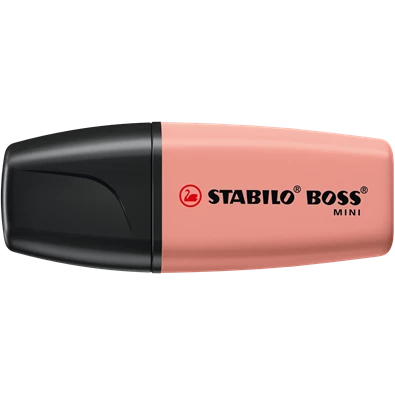 Stabilo BOSS MINI NatureVibes vörösbarna szövegkiemelő