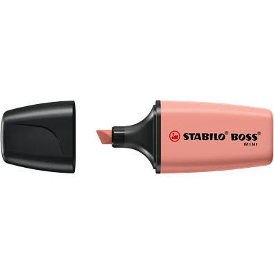 Stabilo BOSS MINI NatureVibes vörösbarna szövegkiemelő