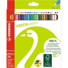 Stabilo Greencolors 24db-os színesceruza készlet