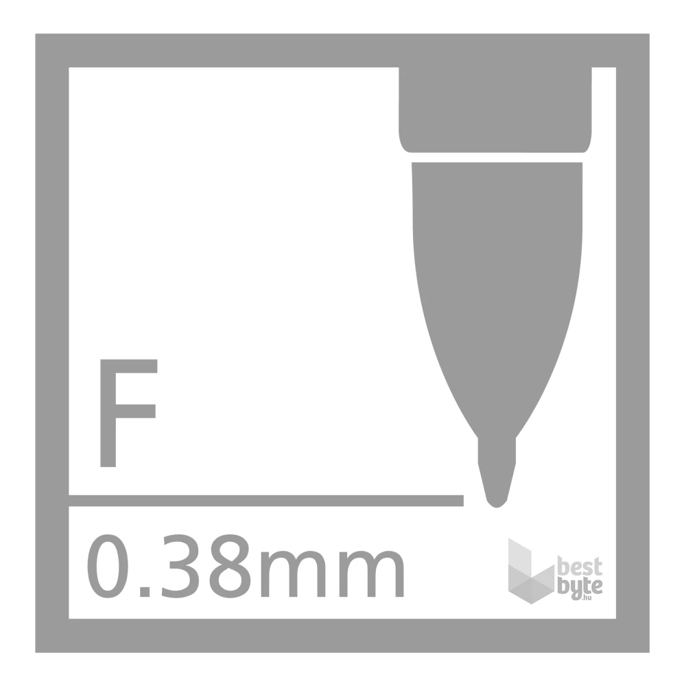 Stabilo Palette nyomógombos fekete zseléstoll