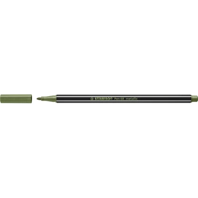 Stabilo Pen 68 metallic metál világoszöld filctoll