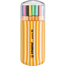 Stabilo Point 88 Zebrui 20db-os vegyes színű tűfilc készlet