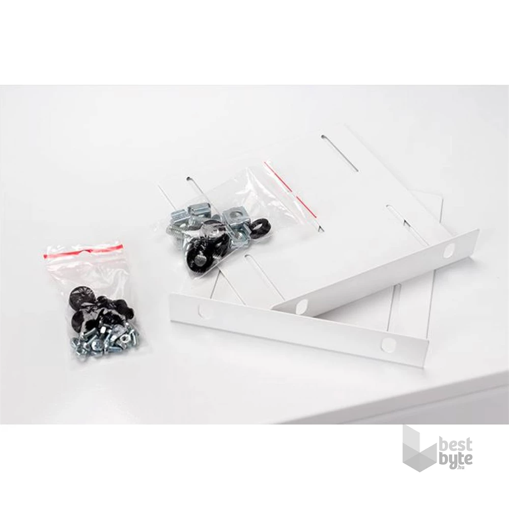 Stalflex CHR19-3U-420W 19" 3U 420mm mély fehér CCTV rack