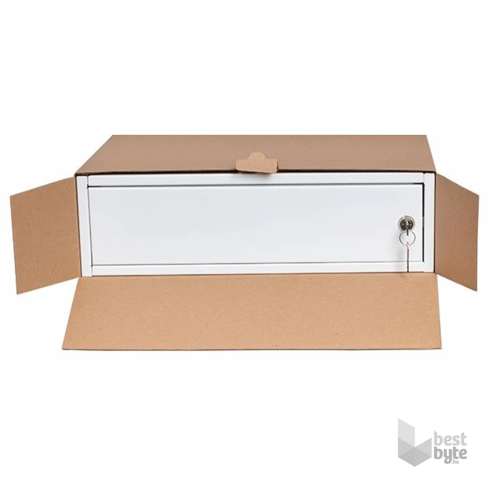 Stalflex CHR19-3U-420W 19" 3U 420mm mély fehér CCTV rack
