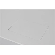 Stalflex CRC19-6U-330GG 19" 6U 330mm mély lapraszerelt szürke üveg ajtós fali rack sarokszekrény