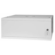 Stalflex RC19-4U-450MG 19" 4U 450 mm mély lapraszerelt szürke fém ajtós fali rack szekrény (Újszerű) Stalflex RC19-4U-450MG 19" 4U 450 mm mély lapraszerelt szürke fém ajtós fali rack szekrény (Újszerű)