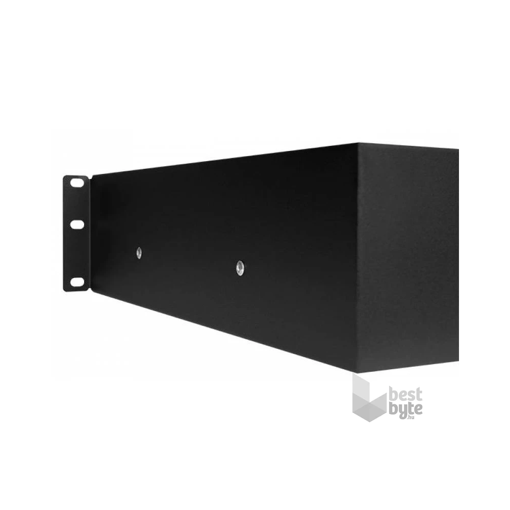 Stalflex RD19-2U-B 19" 320mm 2U zárható fekete rack fiók