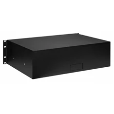 Stalflex RD19-3U-B 19" 3U 320mm zárható fekete rack fiók