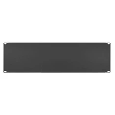 Stalflex RP19-3U-B 19" 3U fekete takaró panel