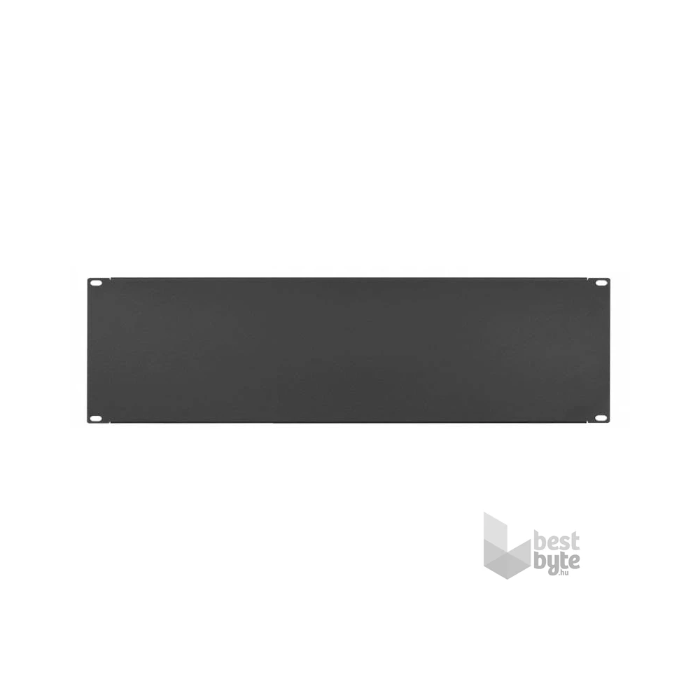 Stalflex RP19-3U-B 19" 3U fekete takaró panel