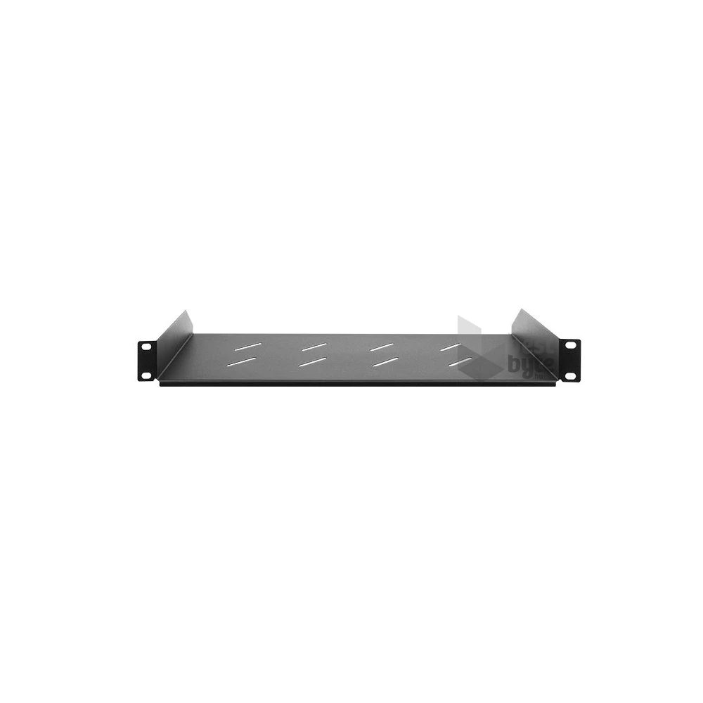 Stalflex RSF19-1U-270B 19" 1U 270mm mély 2 ponton rögzíthető fekete fix tálca