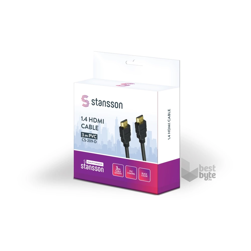 Stansson 3m 1.4 HDMI kábel