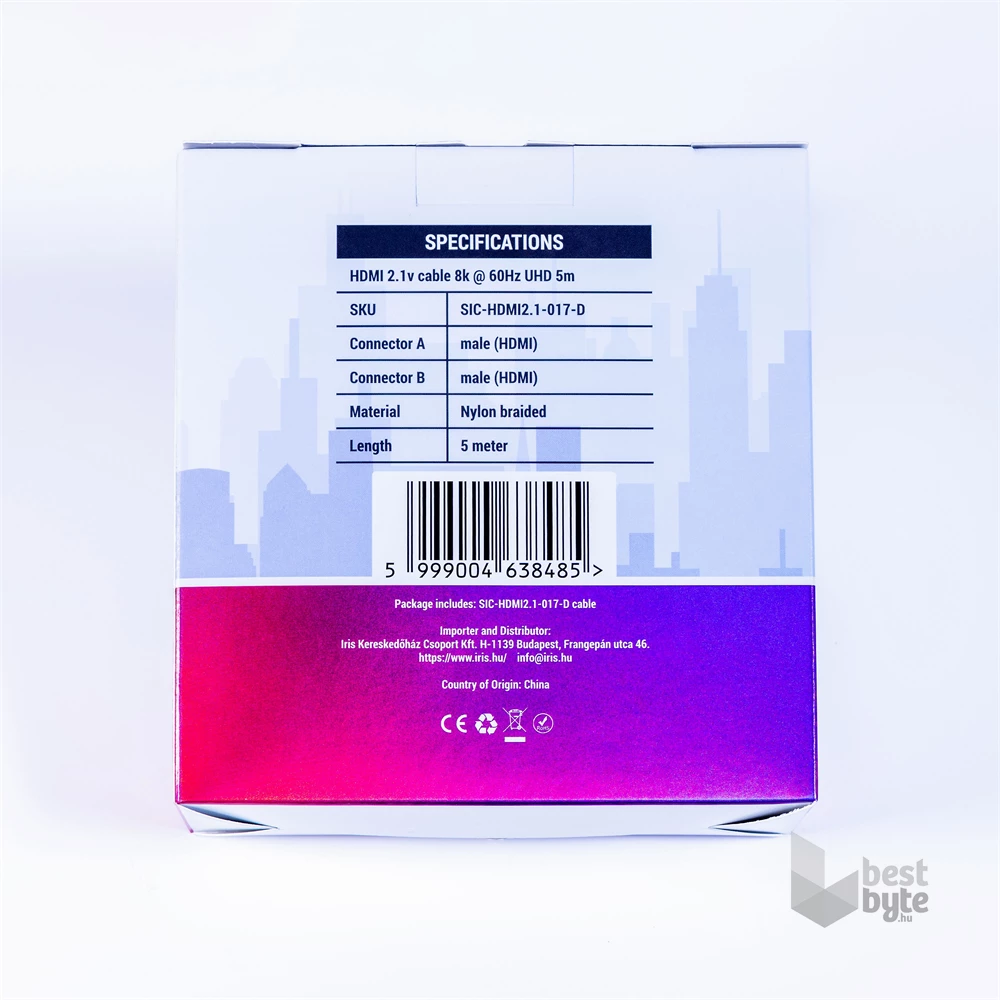 Stansson 5m HDMI 2.1 kábel