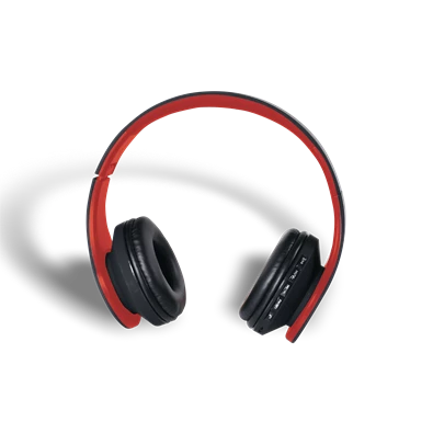 Stansson BHC203BR Bluetooth fekete-piros fejhallgató