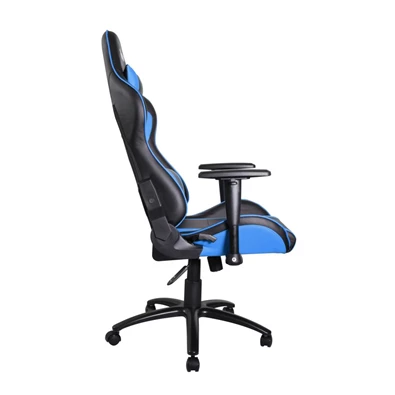 Stansson UCE501BK ergonomikus fekete/kék gamer szék