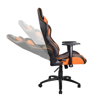 Stansson UCE502BA ergonomikus fekete/narancssárga gamer szék