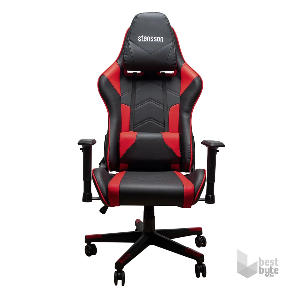 Stansson UCE601BR fekete-piros gamer szék