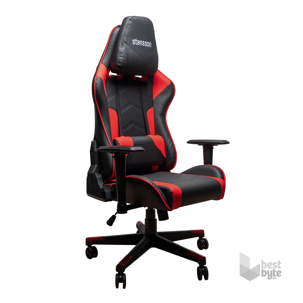 Stansson UCE601BR fekete-piros gamer szék