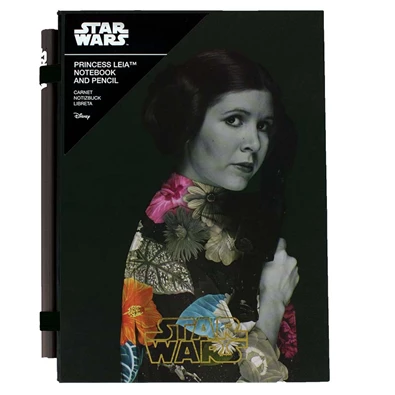 Star Wars - Princess Leia füzet ceruzával