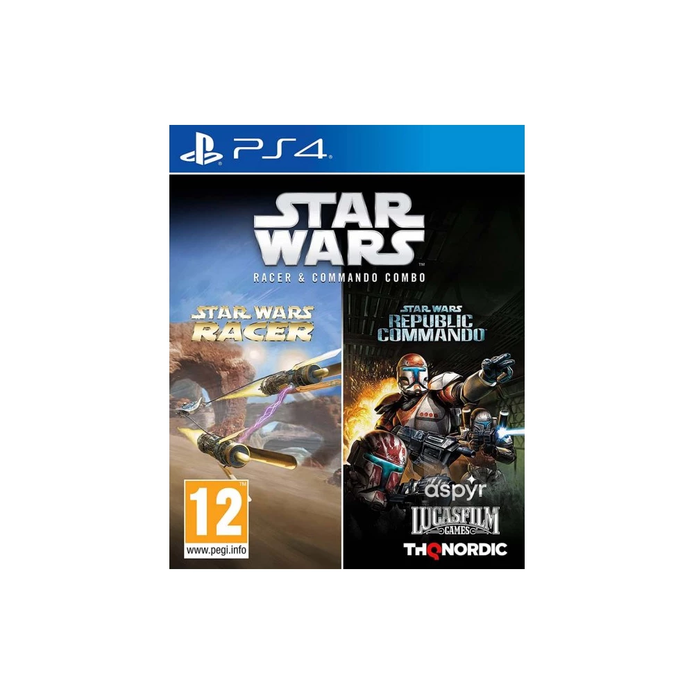Star Wars Racer and Commando Combo PS4 játékszoftver