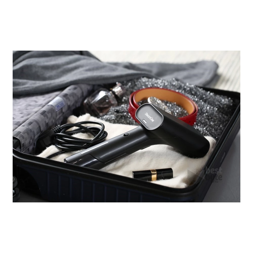 SteamOne EUDTC75B fekete kézi ruhagőzölő