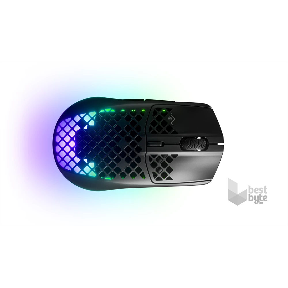 SteelSeries Aerox 3 (2022) Onyx wireless fekete optikai gamer egér