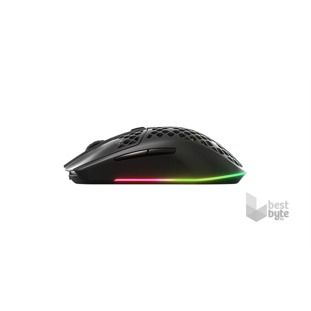 SteelSeries Aerox 3 (2022) Onyx wireless fekete optikai gamer egér