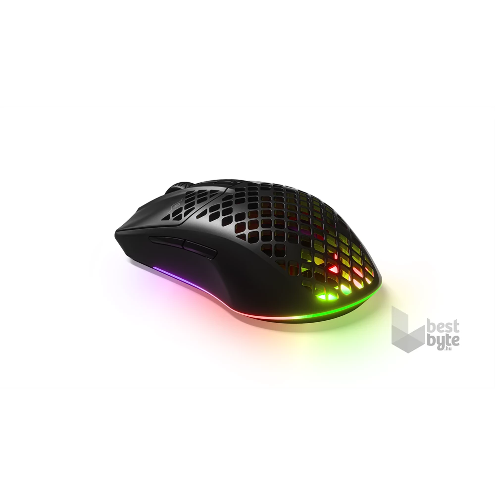 SteelSeries Aerox 3 (2022) Onyx wireless fekete optikai gamer egér