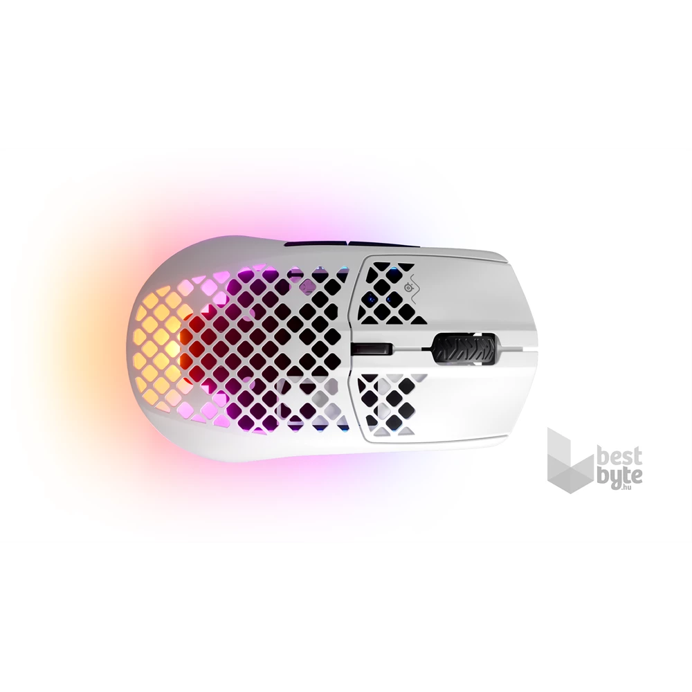 SteelSeries Aerox 3 (2022) Snow wireless fehér optikai gamer egér