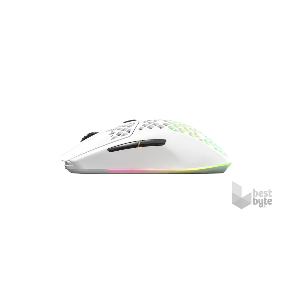 SteelSeries Aerox 3 (2022) Snow wireless fehér optikai gamer egér