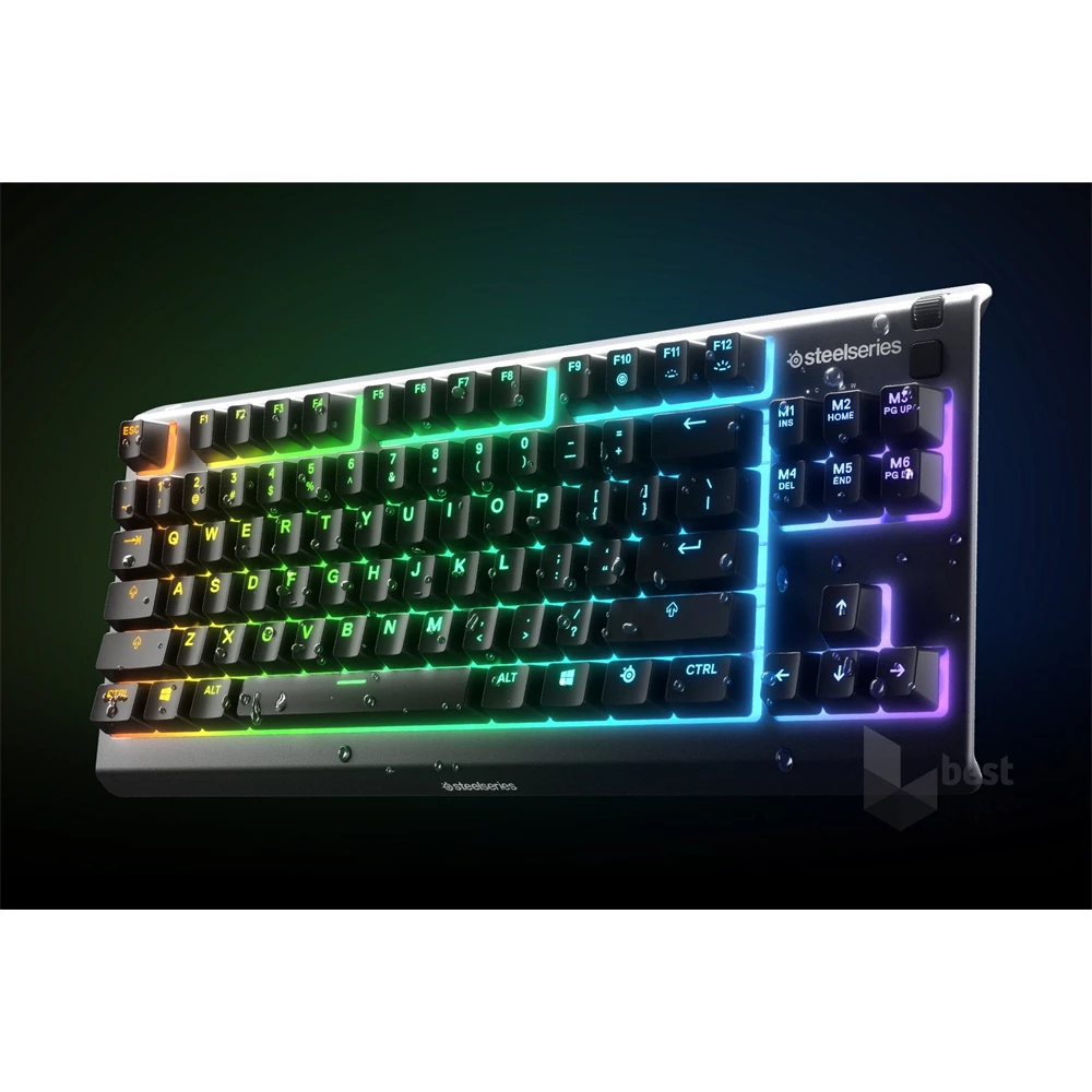 SteelSeries Apex 3 TKL UK fekete gamer billentyűzet