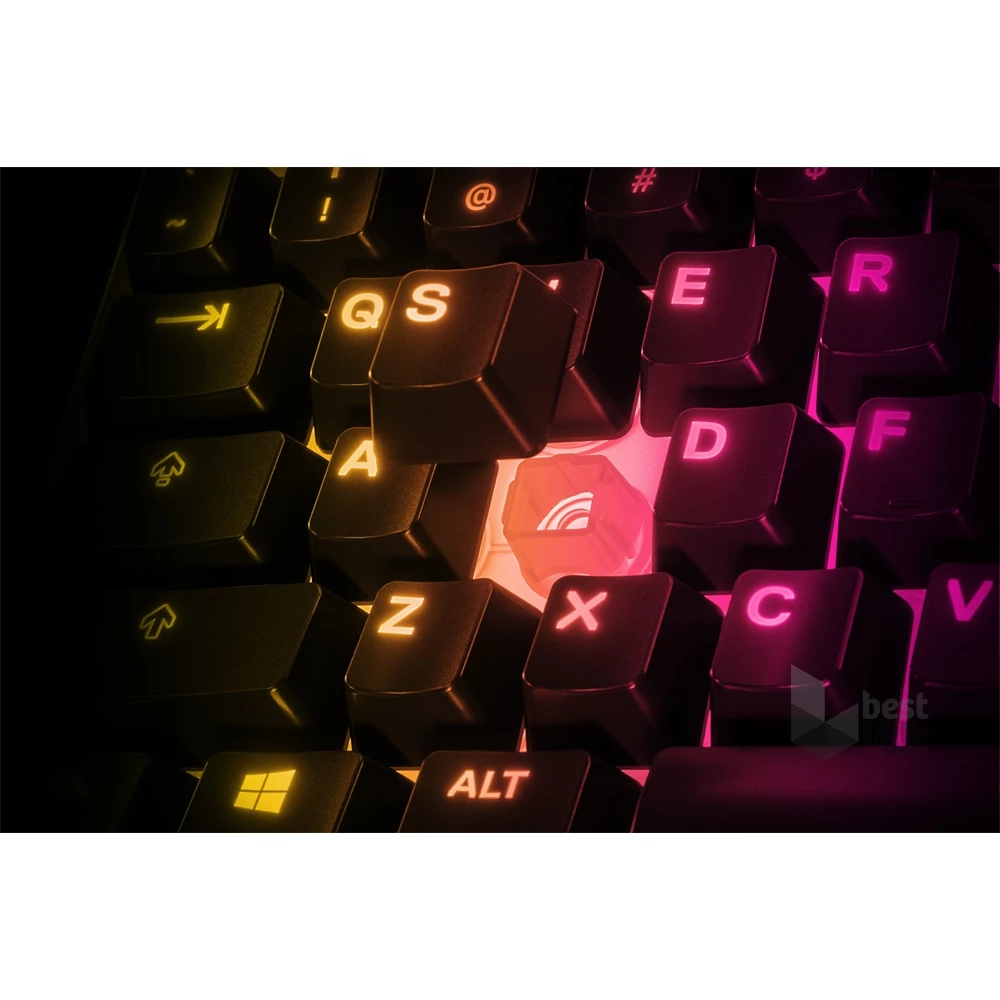 SteelSeries Apex 3 TKL UK fekete gamer billentyűzet
