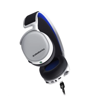 SteelSeries Arctis 7P+ PS5 fehér vezeték nélküli gamer headset