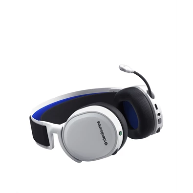 SteelSeries Arctis 7P+ PS5 fehér vezeték nélküli gamer headset