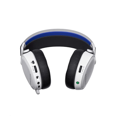 SteelSeries Arctis 7P+ PS5 fehér vezeték nélküli gamer headset