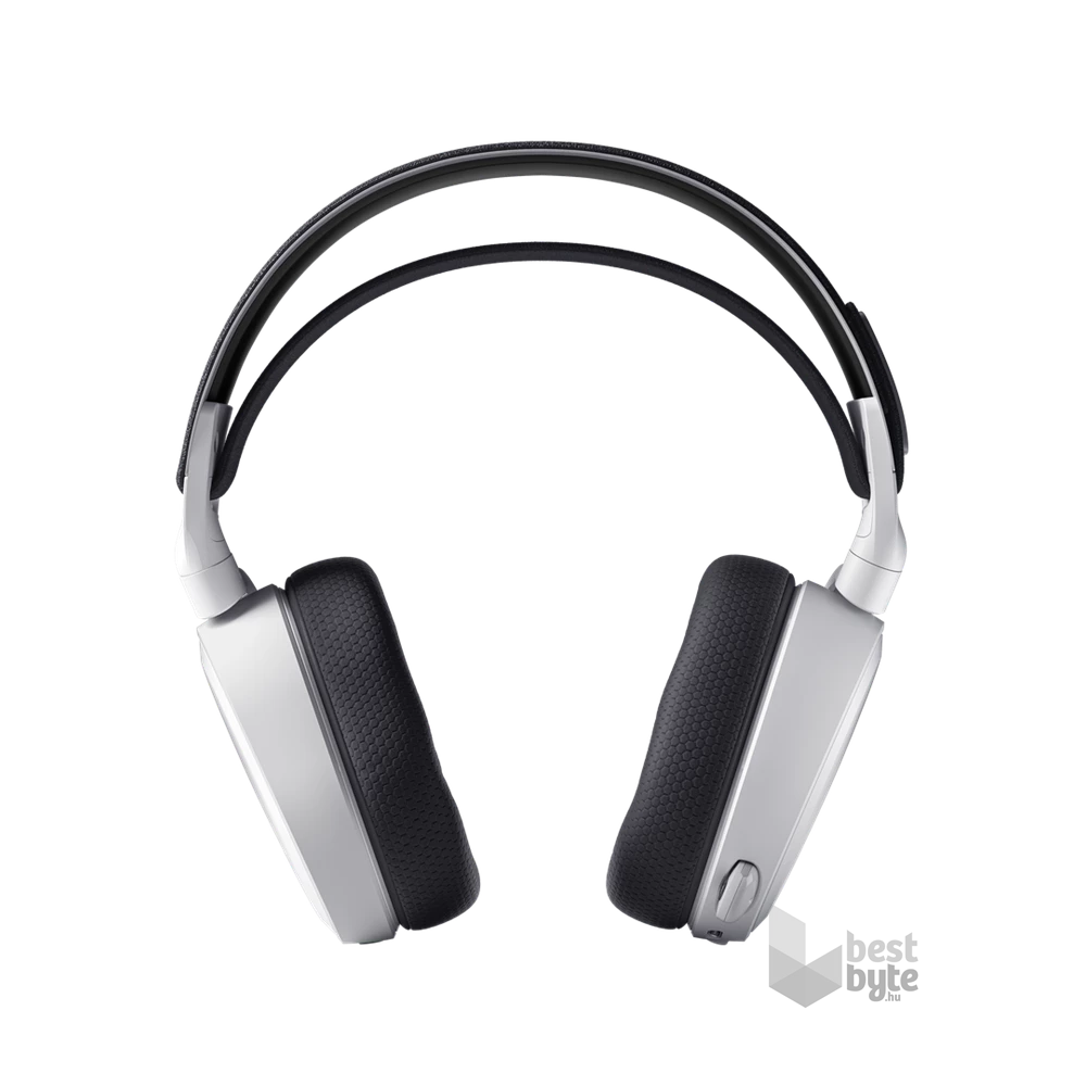 SteelSeries Arctis 7+ fehér vezeték nélküli gamer headset