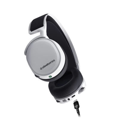 SteelSeries Arctis 7+ fehér vezeték nélküli gamer headset