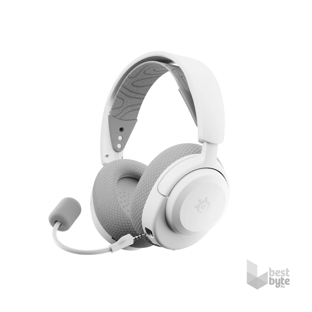 SteelSeries Arctis Nova 3X vezeték nélküli fehér gamer headset