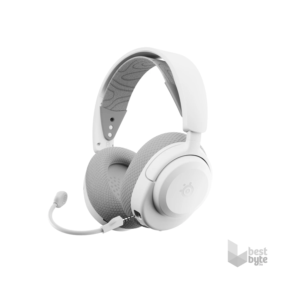 SteelSeries Arctis Nova 3X vezeték nélküli fehér gamer headset