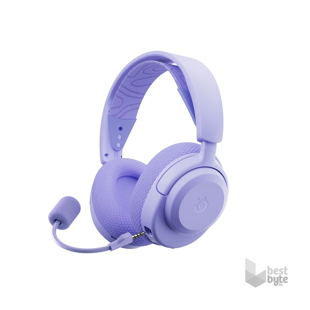 SteelSeries Arctis Nova 3X vezeték nélküli lila gamer headset
