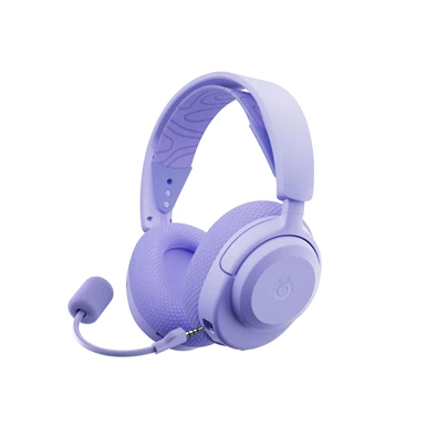 SteelSeries Arctis Nova 3X vezeték nélküli lila gamer headset