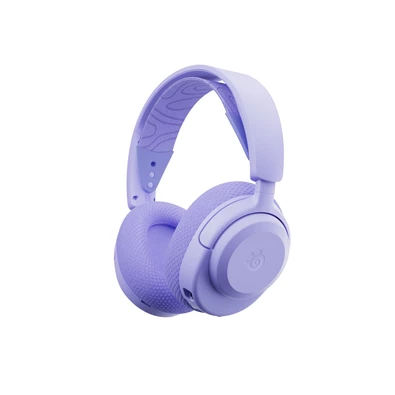 SteelSeries Arctis Nova 3X vezeték nélküli lila gamer headset