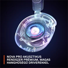 SteelSeries Arctis Nova Pro Wireless X fekete gamer headset