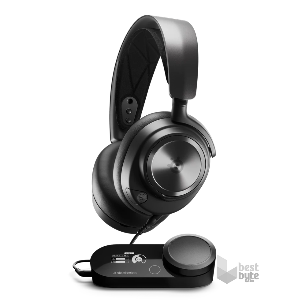 SteelSeries Arctis Nova Pro fekete gamer headset
