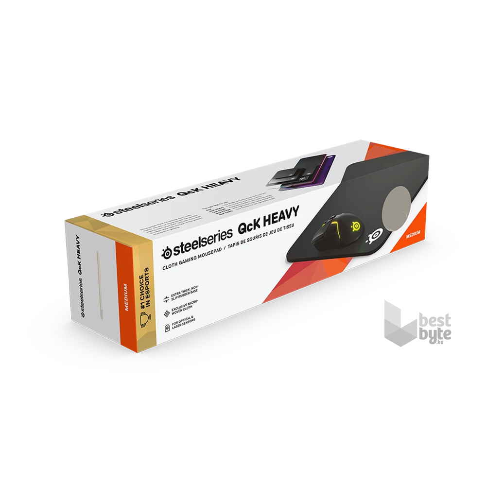 SteelSeries QCK Heavy Medium 2020 Edition gamer egérpad