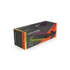 SteelSeries QCK Prism Cloth XL világító gamer egérpad