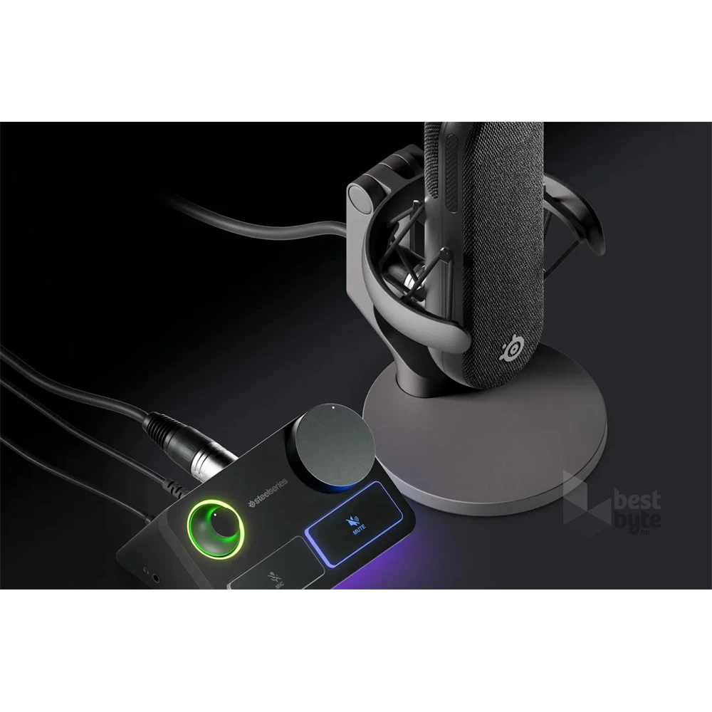 Steelseries Alias Pro fekete mikrofon