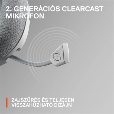Steelseries Arctis Nova 1P fehér gamer headset